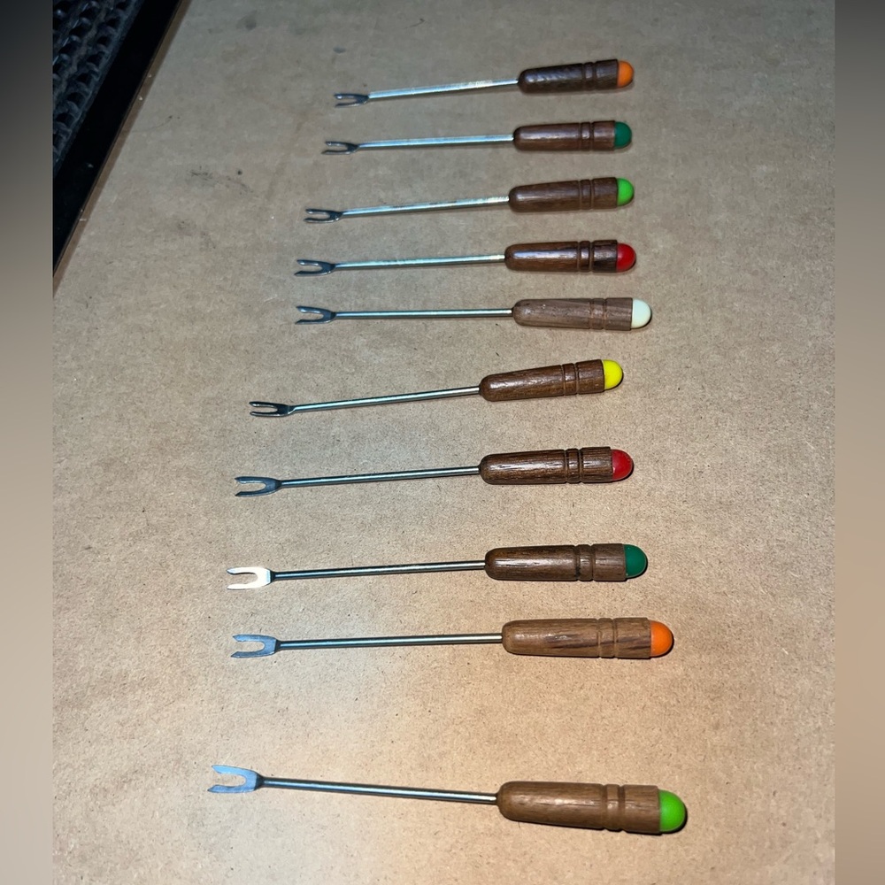 Vintage Cocktail Fondue Forks Japan